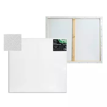 Холст на подрамнике, хлопок 100%, 1.62530 см, акриловый грунт, среднезернистый, 380 г/м