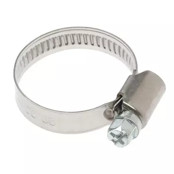 Хомут червячный ZEIN engr, диаметр 20-32 мм, ширина 9 мм, нержавеющая сталь