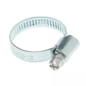 Хомут червячный ZEIN engr, несквозная просечка, диаметр 20-32 мм, ширина 9 мм, оцинкованный