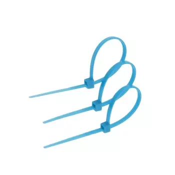 Хомут нейлоновый для стяжки, ТУНДРА, 2.5100 мм, синий, 25 шт.