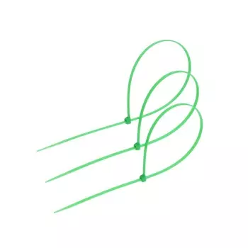 Хомут нейлоновый для стяжки, ТУНДРА, 4.8400 мм, зеленый, 25 шт.