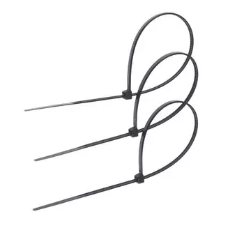 Хомут нейлоновый для стяжки, ТУНДРА, 2.5200 мм, черный, 100 шт.