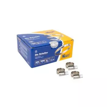 Хомут OBERKRAFT 10-16 мм, нержавеющая сталь