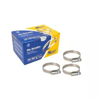 Хомут OBERKRAFT 30-45 мм, нержавеющая сталь