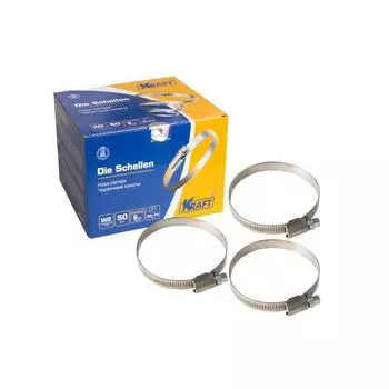 Хомут OBERKRAFT 50-70 мм, нержавеющая сталь