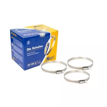 Хомут OBERKRAFT 70-90 мм, нержавеющая сталь