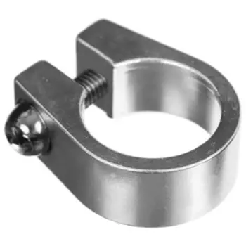 Хомут подседельный Dream Bike 25,4 цвет серебристый