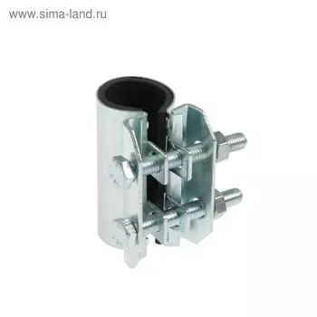 Хомут ремонтный, 3/4", длина 70 мм, оцинкованный