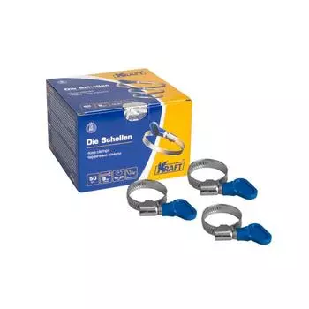 Хомут с ключом 16-27 мм OBERKRAFT