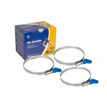 Хомут с ключом 80-100 мм OBERKRAFT