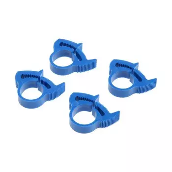 Хомут силовой пластиковый "СТРАЙК", диаметр 12-14 мм, многоразовый, Clip-Track, 4 шт.