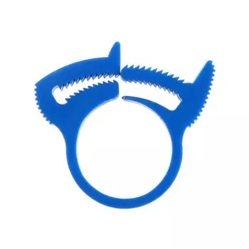 Хомут силовой пластиковый "СТРАЙК", диаметр 16-20 мм, многоразовый, Clip-Track, 4 шт.