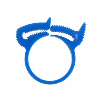 Хомут силовой пластиковый "СТРАЙК", диаметр 22-26 мм, многоразовый, Clip-Track, 4 шт.