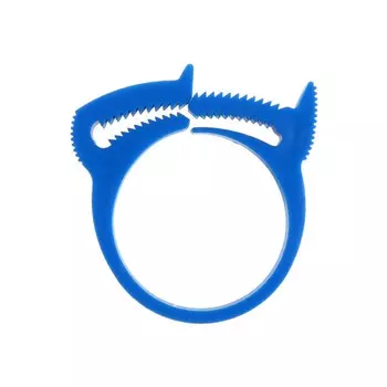 Хомут силовой пластиковый "СТРАЙК", диаметр 26-31 мм, многоразовый, Clip-Track, 4 шт.