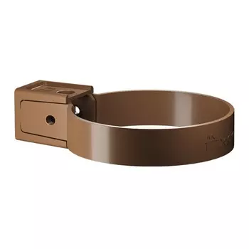 Хомут универсальный для водосточной трубы DCKE PREMIUM, цвет каштан