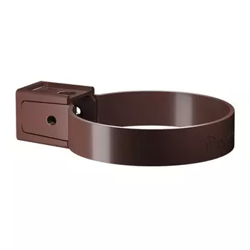 Хомут универсальный для водосточной трубы DCKE PREMIUM, цвет шоколад