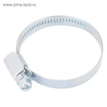 Хомуты "Сибртех" нержав. сталь, стандартное болтовое крепление 20-32 мм, ширина 9 мм, 50 шт. 55160