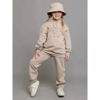 Худи детское Batik, рост 134 см, коричневое