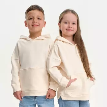 Худи детское KAFTAN Basic line, размер 38 (146-152 см), бежевое