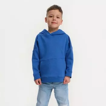 Худи для мальчика KAFTAN Basic line, размер 40 (158-164 см), синее
