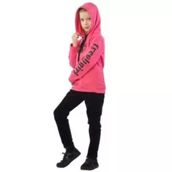 Худи, рост 110 см, цвет малиновый