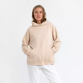 Худи женское MINAKU: Casual collection цвет бежевый, р-р 50