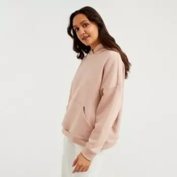 Худи женское MINAKU: Casual Collection цвет бежевый размер 46-48