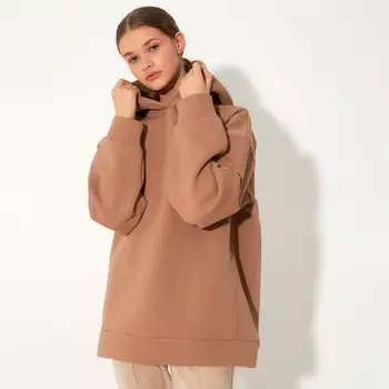 Худи женское MINAKU: Casual Collection, цвет пудра, размер 46
