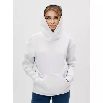 Худи женское оверсайз с начёсом , размер 46