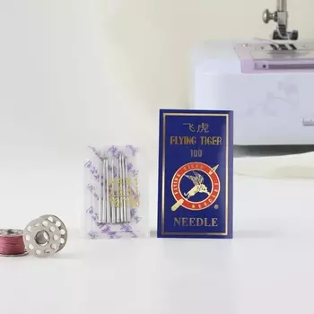 Иглы для бытовых швейных машин, №100/16, 10 шт.