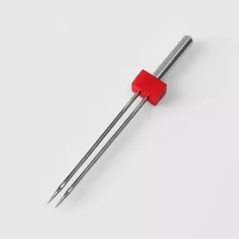 Иглы для бытовых швейных машин, двойные, 2 шт, №70/1,6