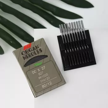 Иглы для промышленных швейных оверлоков, 10 шт, №80, DC 27