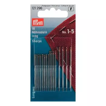 Иглы швейные №1-5, 16 шт