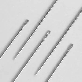 Иглы швейные №1, d = 0,53 мм, 3,3 см, 10 шт, ИЗ-200101