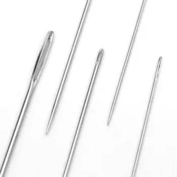 Иглы швейные «Ассорти», d = 0,5 / 0,6 / 0,7 / 0,8 / 1,1 мм, 3 - 5,6 см, 20 шт