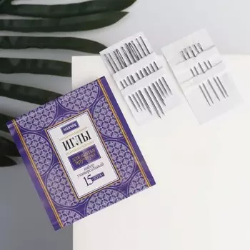 Иглы швейные «Маячок», 15 шт.