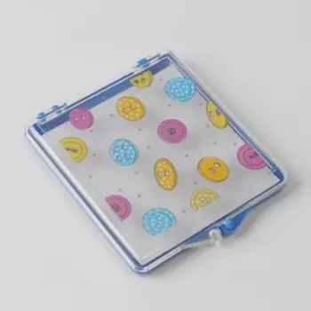 Игольница магнитная «Пуговки», с иглами, 78 см, голубая