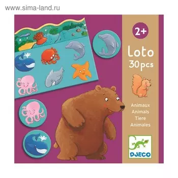 Игра детское лото «Животные»