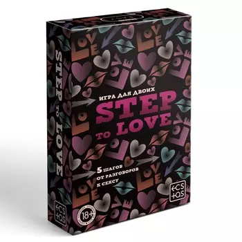 Игра для пар «Step to love», 50 карт, 2 кубика, 18+