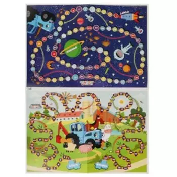 Игра-ходилка 2 в 1 Синий Трактор «День и ночь», 330 × 216 × 27 мм