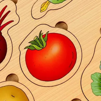 Игра из дерева «Дары природы. Овощи»