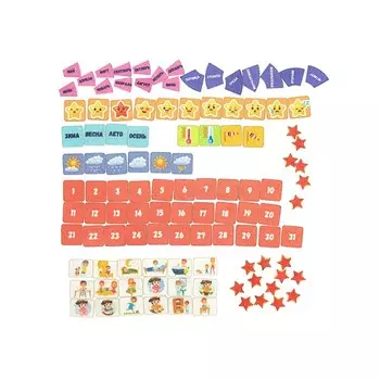 Игра-конструктор «Распорядок дня», с игровым полем, 110 деталей