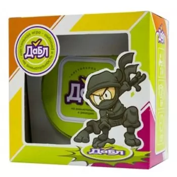 Игра настольная «Дабл», в железной банке, от 2 игроков, 3+