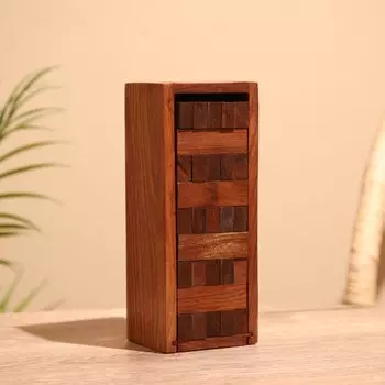 Игра настольная дженга «Падающая Башня», 218.56.5 см, дерево шишам