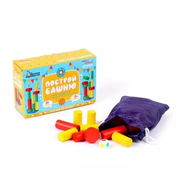 Игра настольная «Построй башню» (для большой компании)