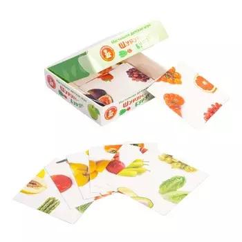 Игра настольная «Шурум-Бурум. Найди половинку. Овощи, фрукты»