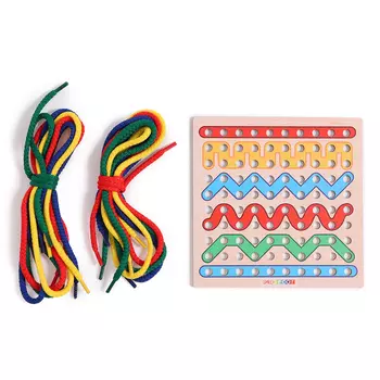 Игра по системе Монтессори «Шнуровка. Линии»