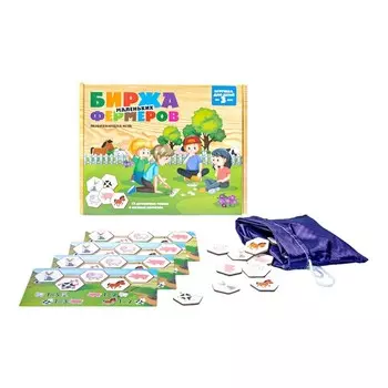 Игра развивающая деревянная «Биржа маленьких фермеров»