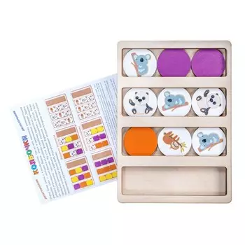 Игра развивающая деревянная «Колбочки»