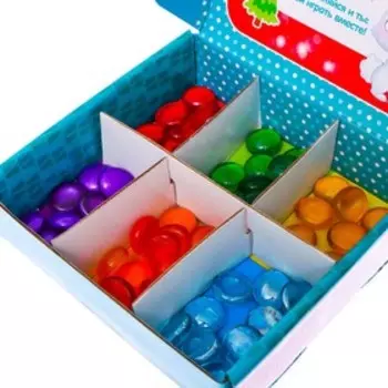 Игра с камешками марблс «Новогодние задания», в пакете